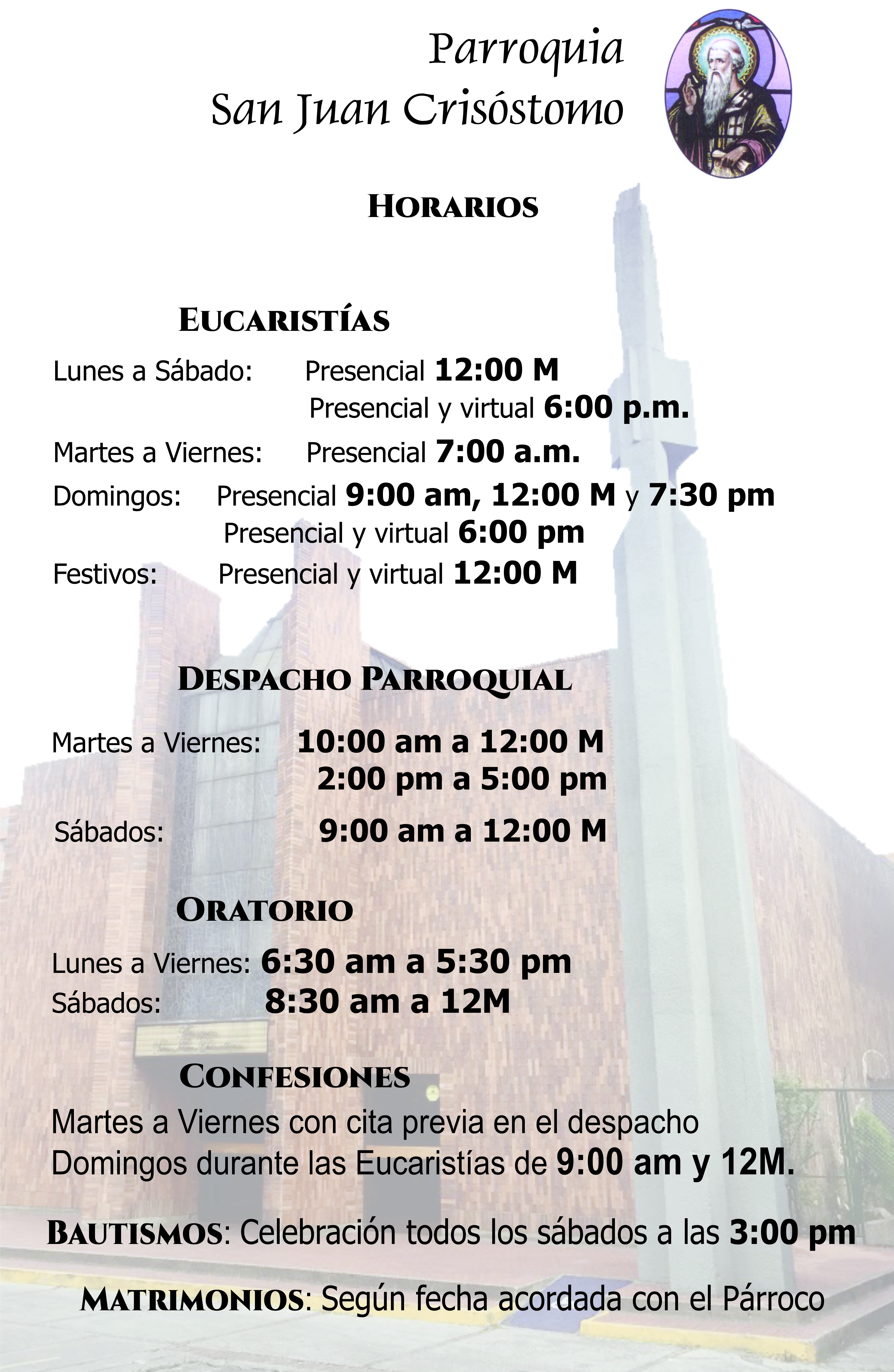 horarios 