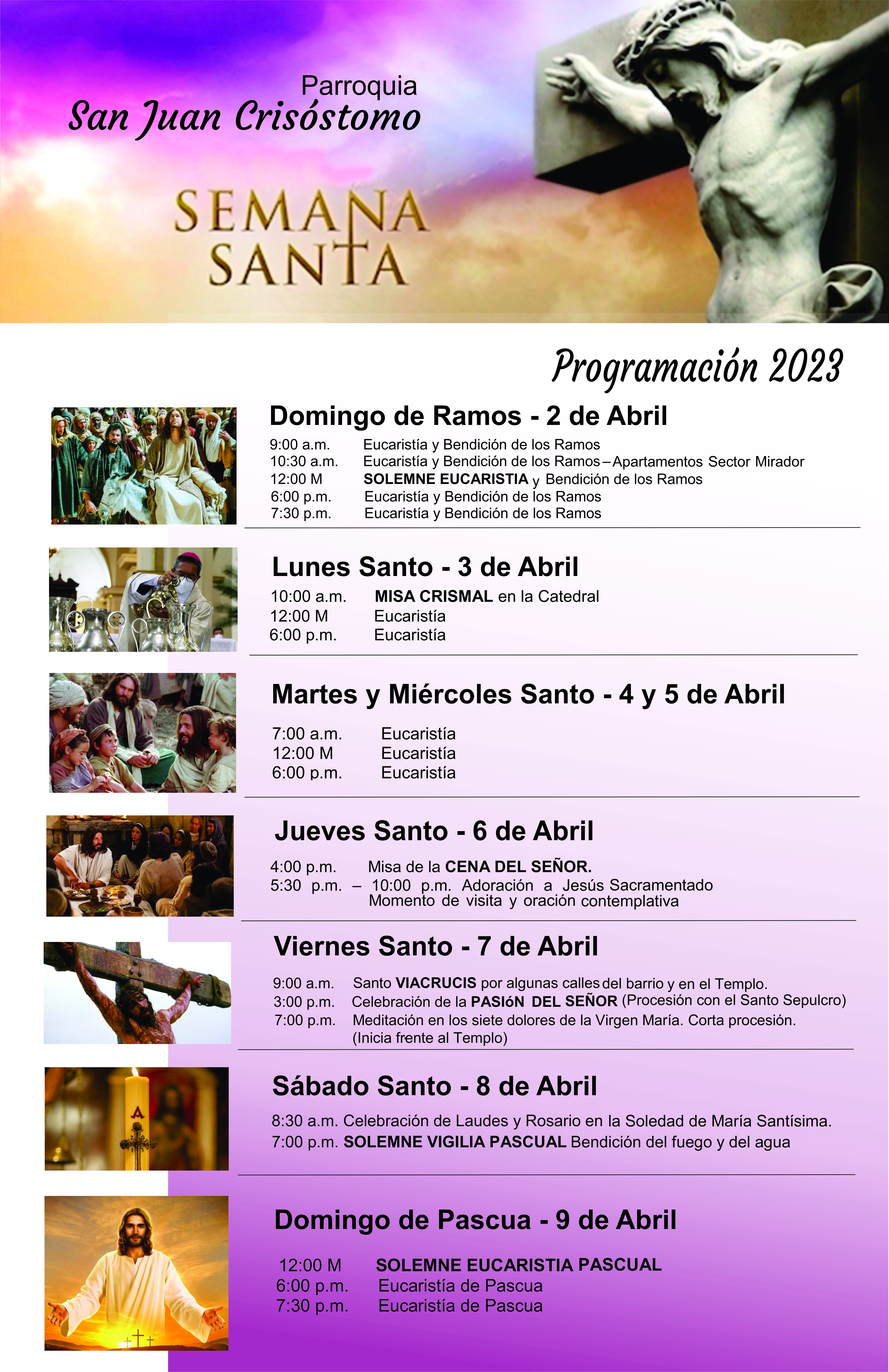 programacion semana santa